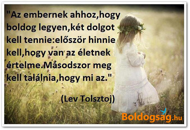 Boldogság - Lev Tolsztoj
